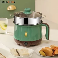Mini Electric Multi Cookers Single/Double Layer Pot 1-2 People Household Non-stick Pan Hot Pot Rice Cooker Cooking Appliances 1