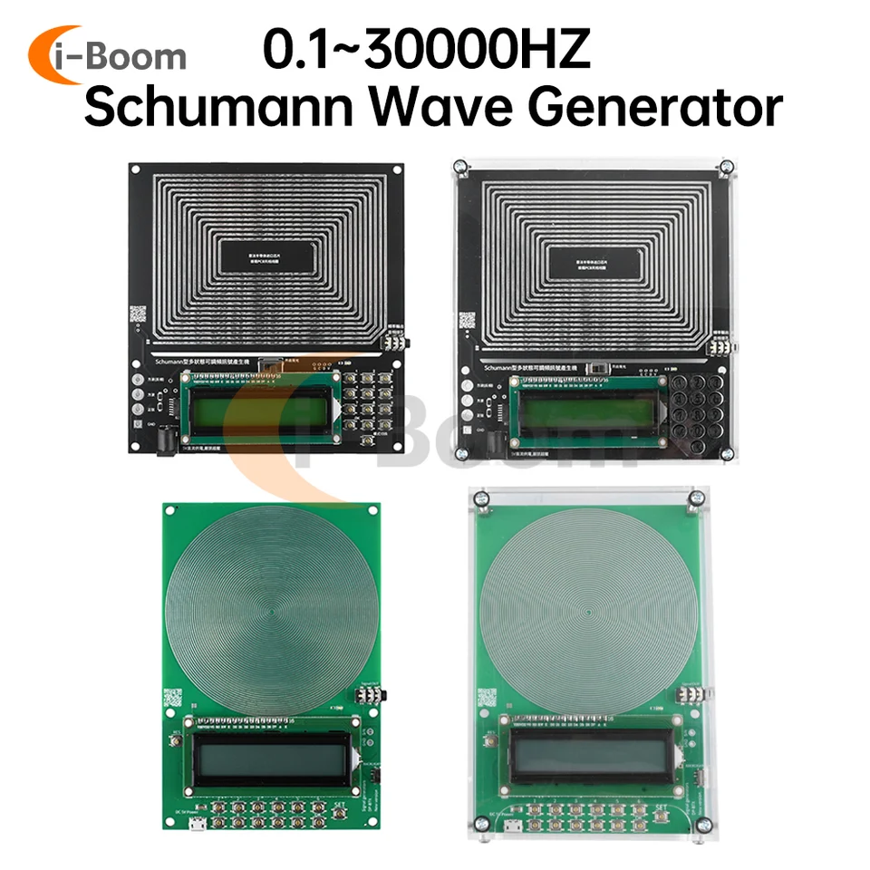 信号発生器マイクロUSB,0.1Hz ~ 30000Hz正弦調整可能シューマン共振超