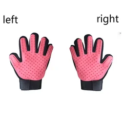 Pet Grooming & Massage Hair Removal Gloves (1 Pair)