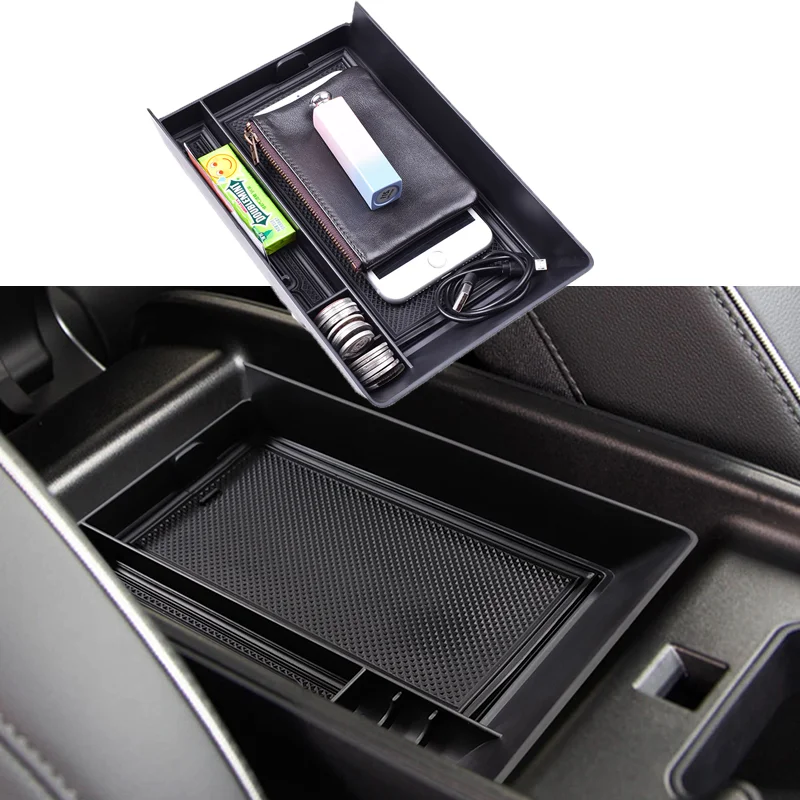 

Center Console Organizer Tray Compatible For Hyundai Ioniq 5 2022 2023 Interior Accessory Armrest Storage Box Insert Pallet Tray