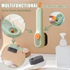2pcs Shoe Brush Automatic Liquid Discharge Deep Cleaning Soft Bristles Household Laundry Cleaning Brush for Daily Use 1