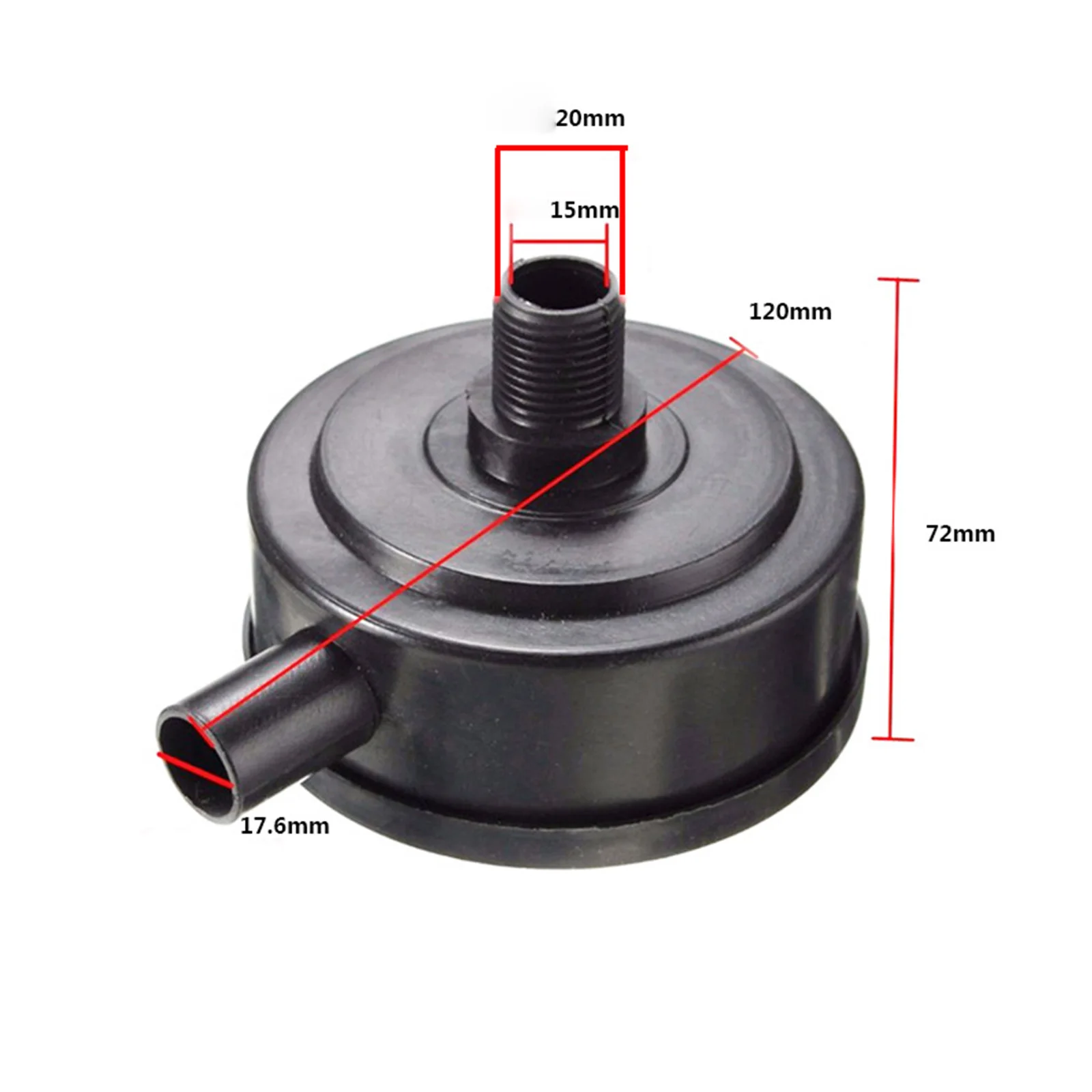 

Air Filter Muffler Air Compressor 20mm External Thread Tank Filter-