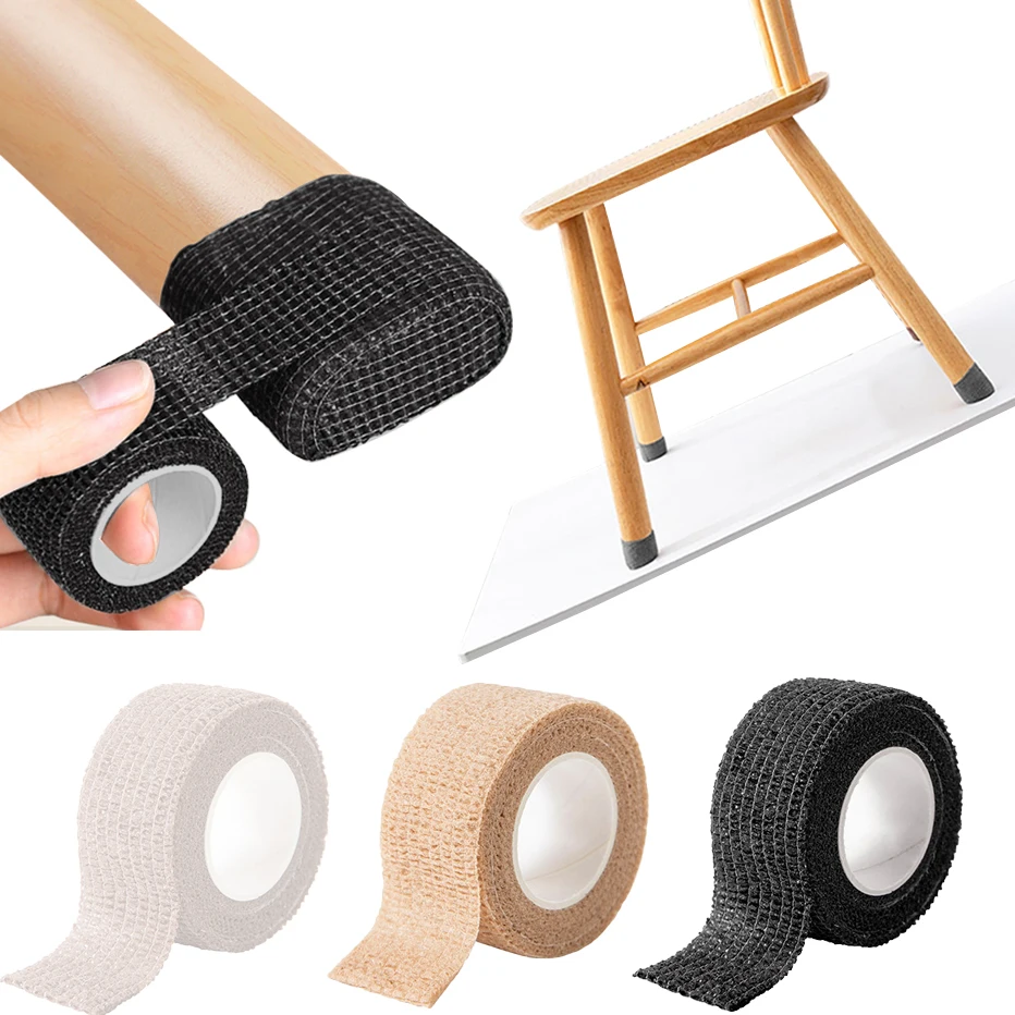 4PCS 의자 다리 바닥 보호대 나무 바닥 용 가구 패드 책상 의자 다리 양말 미끄럼 방지 소음 감소 다리 테이프