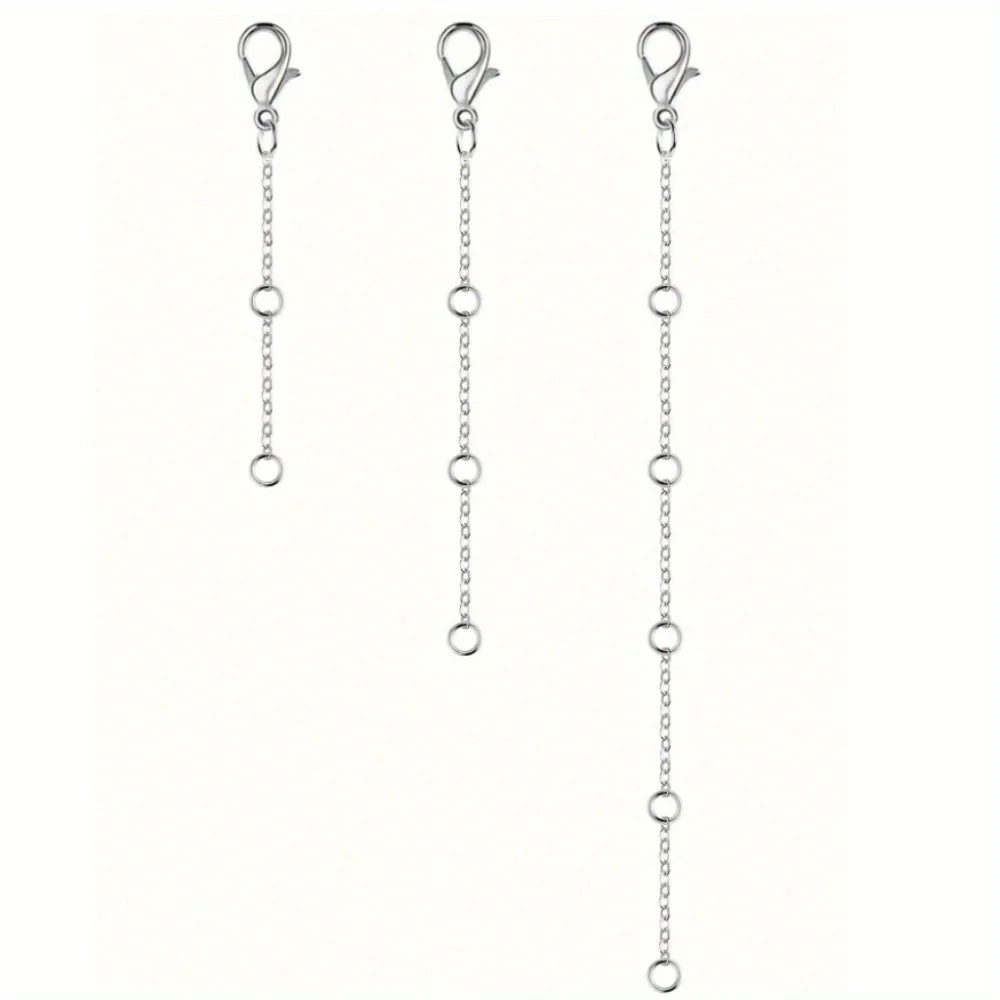 Lobster Clasp Plus Tail Chain Adjustment Chain Jewelry Extension Simple Necklace Accessories