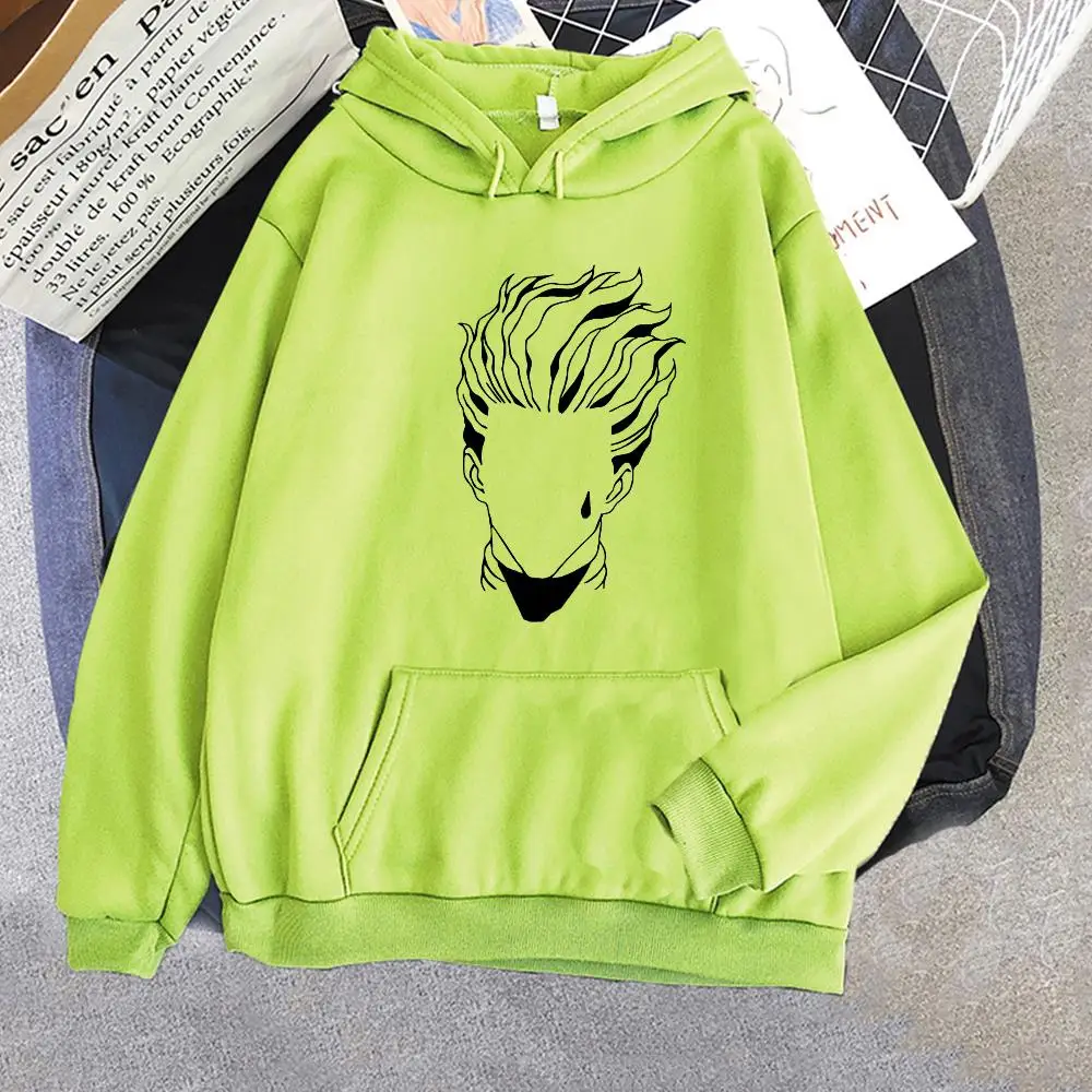 

Creative Man Hunter printed pullover Hunter X Hunter man woman pullover sweatshirt Klua Zoldyck Hisoka 90s anime pullover top