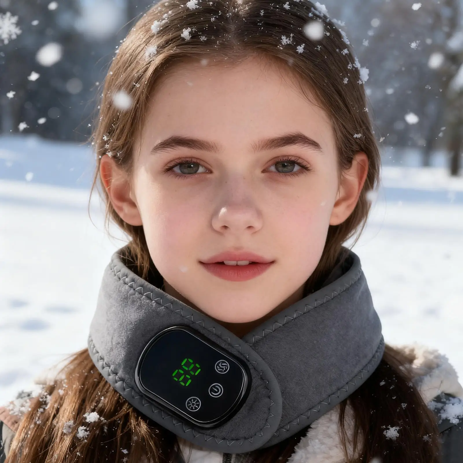 Heating Pad For Neck 5 Heat Settings Electric Warmer Electric Heat Pad With Vibration Massage For Men Women Elderly Workplace