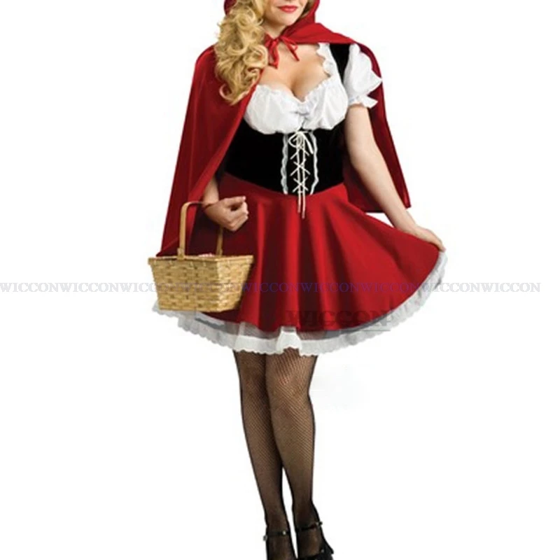 

Anime Overload Albedo Halloween Costumes Little Red Costume COSPALY Riding Hood Game Uniforms Role Playing Erotic Uniforms