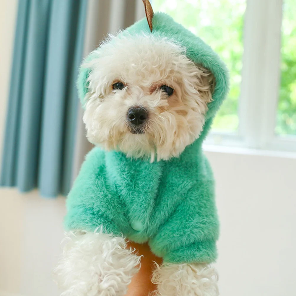 

Thickened Puppy Outfit Hoodie Pet Windproof Clothes Puppy Warmth Clothes