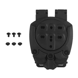 Tactical Quick Disconnect Kit with 360° Molle Clamp and Kydex Adapter (BK)
