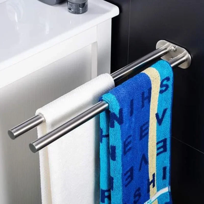 Towel Holder Single Arm Rack Wall Mounted Paper Roll Home Bathroom Accessories Water-Proof Moisture-Proof Durable towel rack towel holder