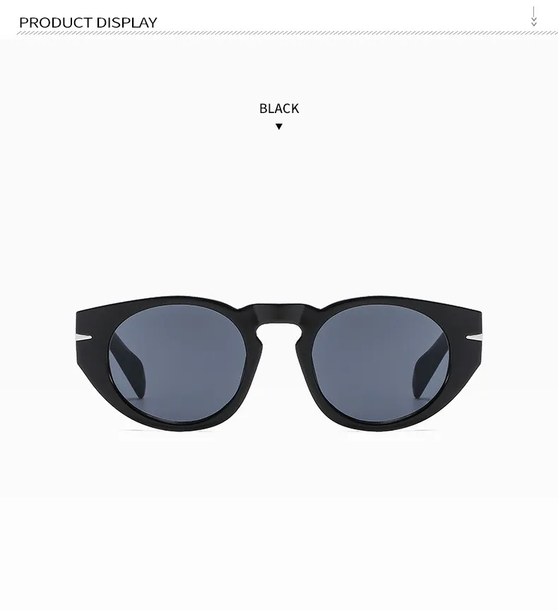 Gafas de sol redondas para hombre y mujer estilo retro uv400_voghion.com