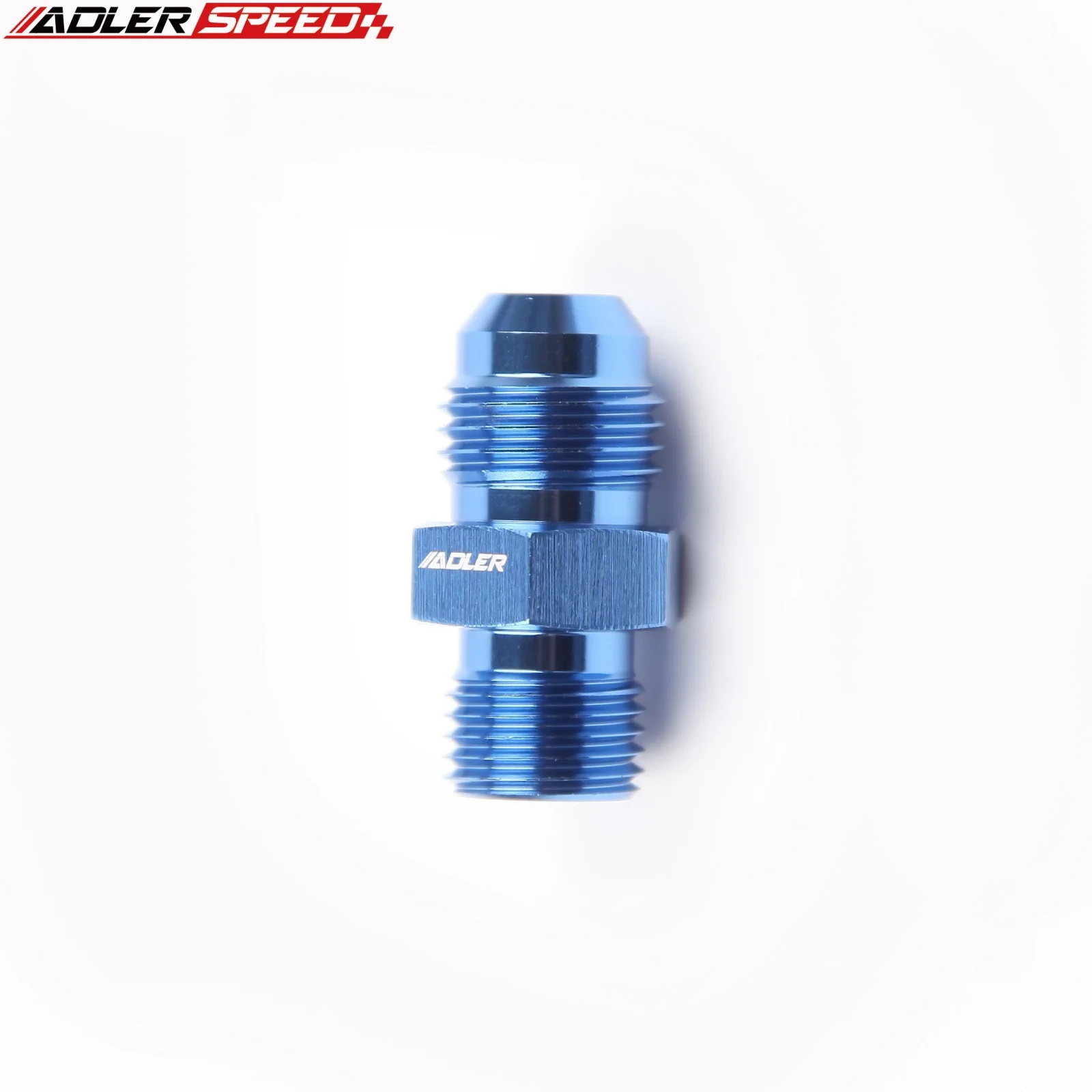 ADLERSPEED 2개 -6AN AN6 JIC 수형 플레어에서 1/2 x 20 UNF 연료 호스 피팅 어댑터 블루