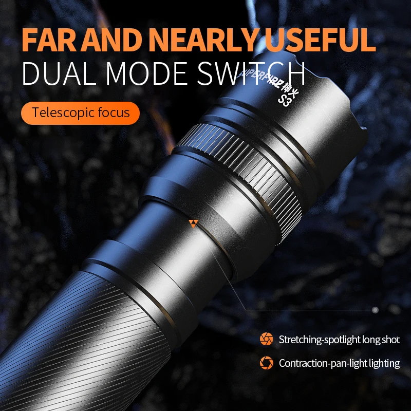 Superfire Flashlight, Flashlights Battery, Powerful Flashlight