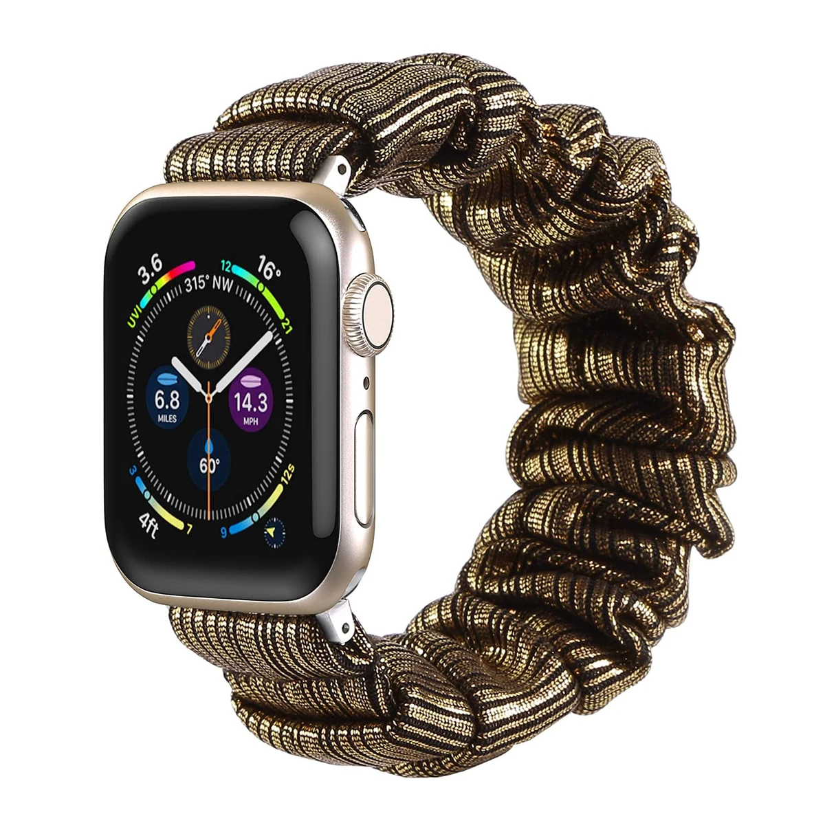 Colorful Elastic Scrunchie Apple Watch Band Replacement Strap