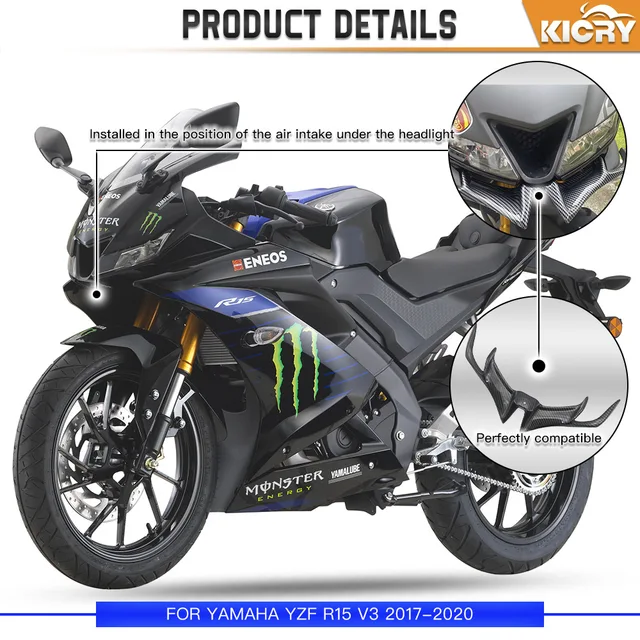 Yamaha Motogp Edition R15 2019 Monster Energy Monster Energy