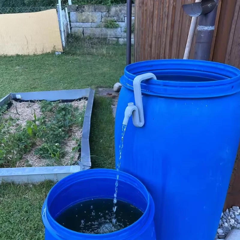 Regenwasser-Transfer- und Überlaufrohrlösungen - Selbstansaugendes Siphon-Schlauchset für einfache automatische Entwässerung und Wasserbefüllung