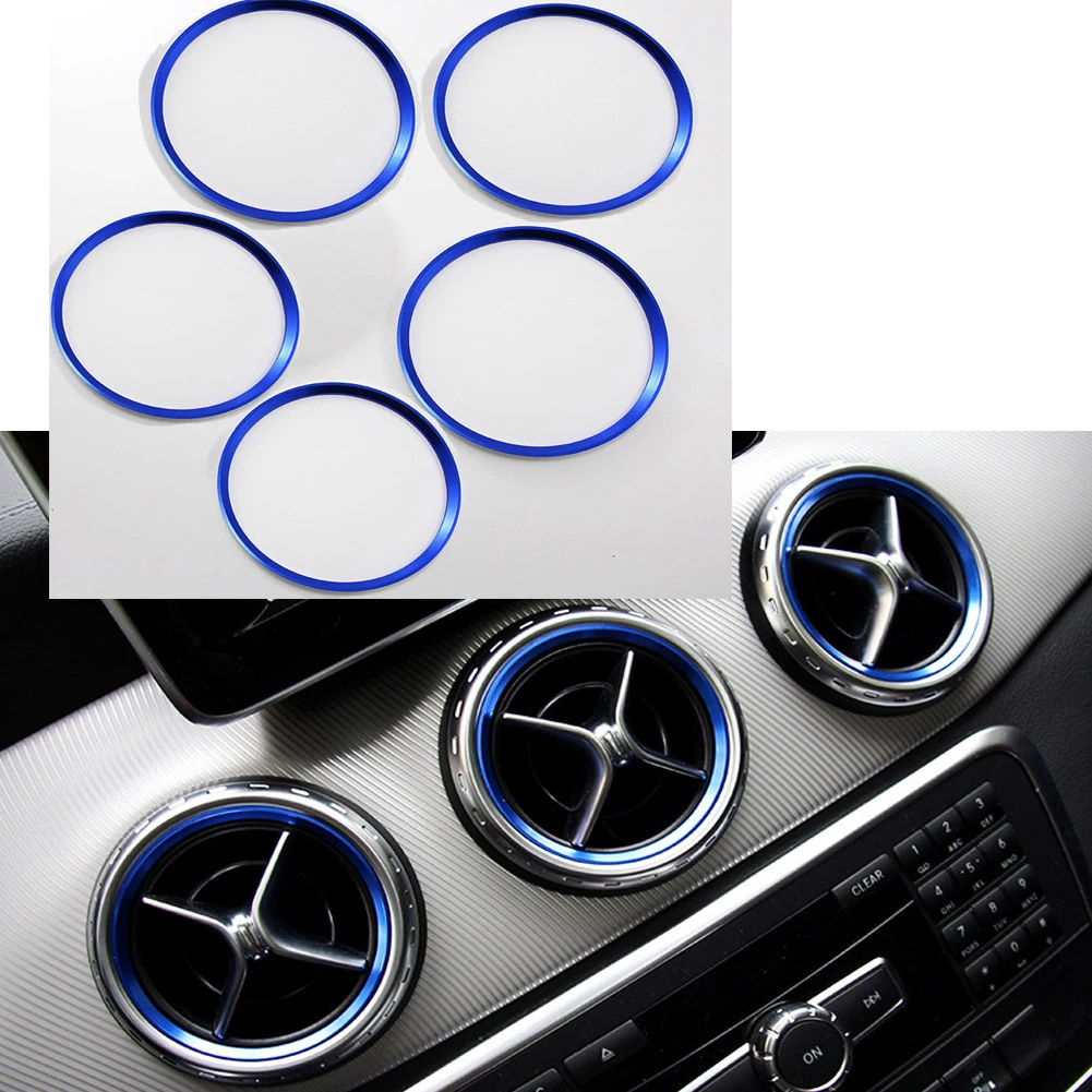 10pcs 20cm Air Vent Moulding Trim Strip U-shape Car Styling Interior Decoration
