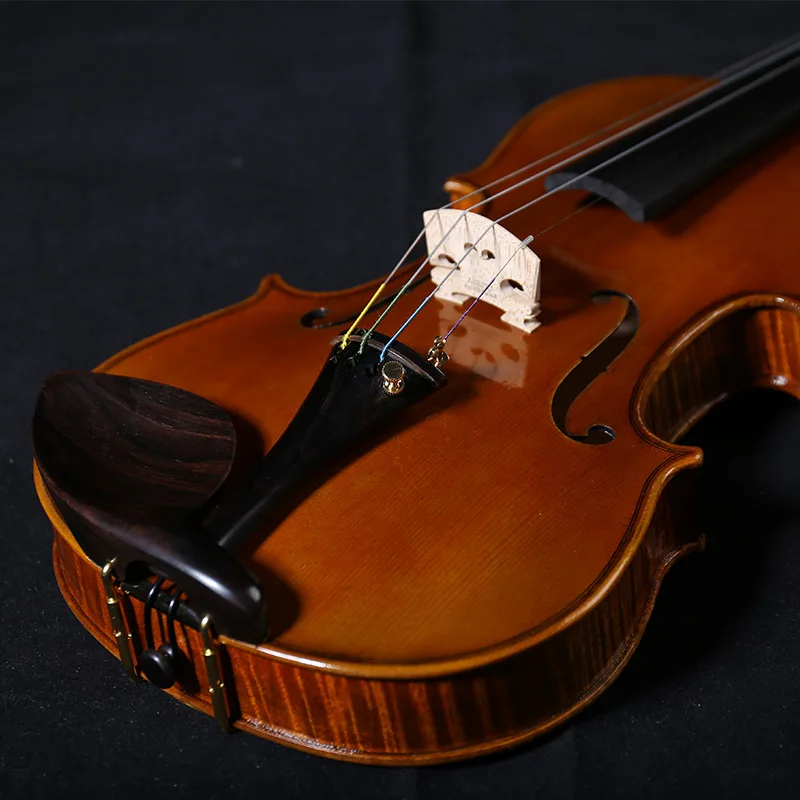 High-end handmade Italian vintage oily varnish 4/4 Violin Antonio Stradivari 1716 violino brazilian bow with Box
