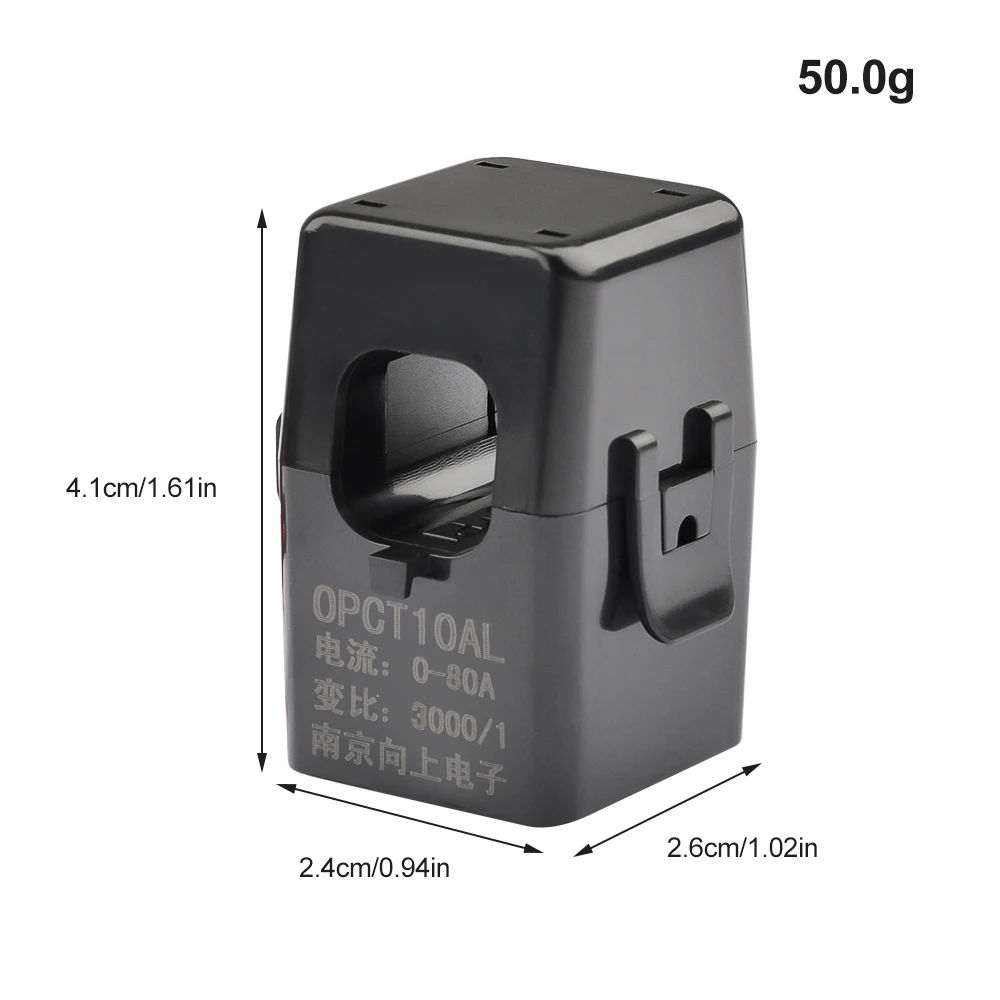 Miniature Split Core Current Transformer Clamp on OPCT10AL 0-60A 1000/1 2000/1 3000/1 Ferrite Cores Clamp Current Sensor power transformer