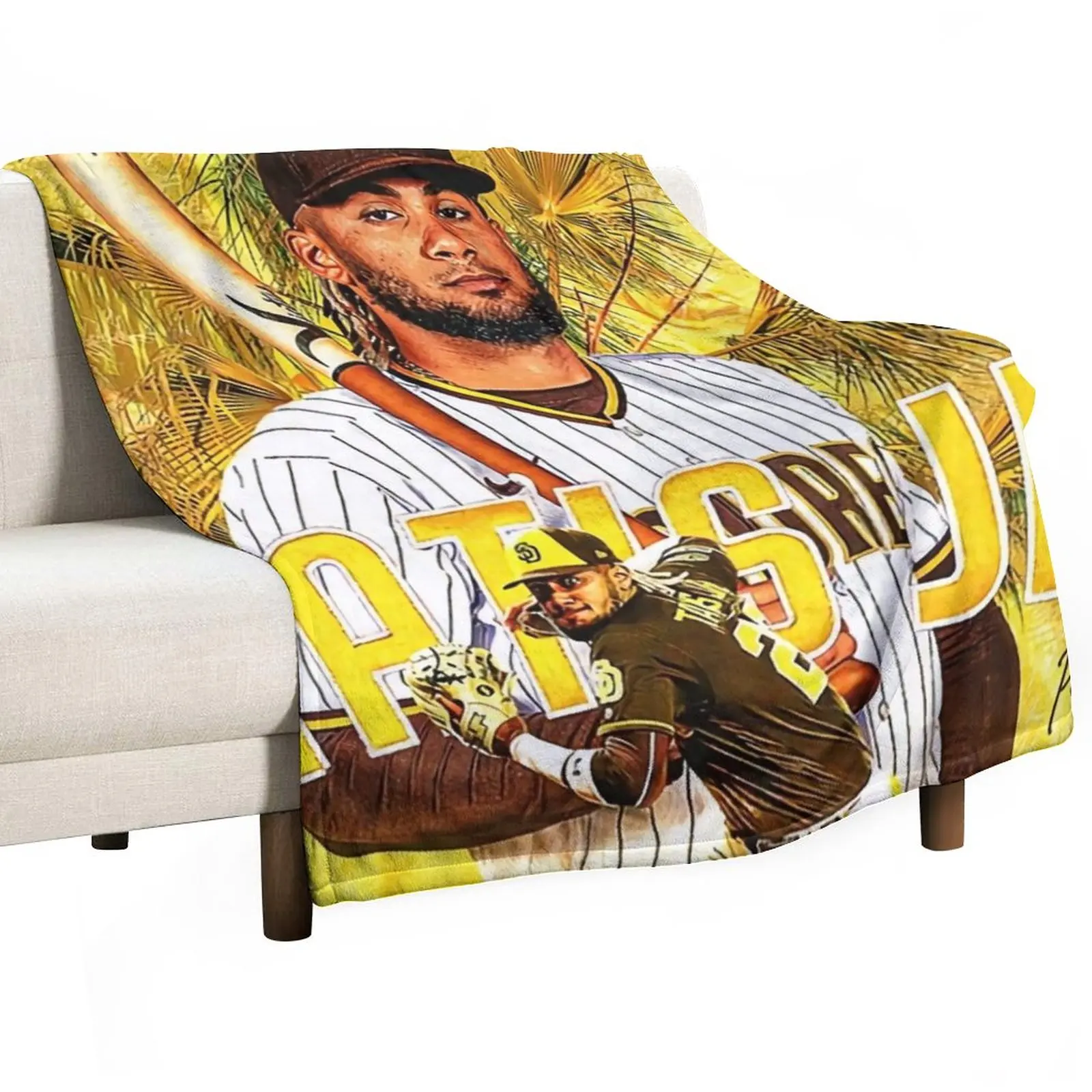 

Fernando Tatis Throw Blanket Furry Giant Sofa Blankets