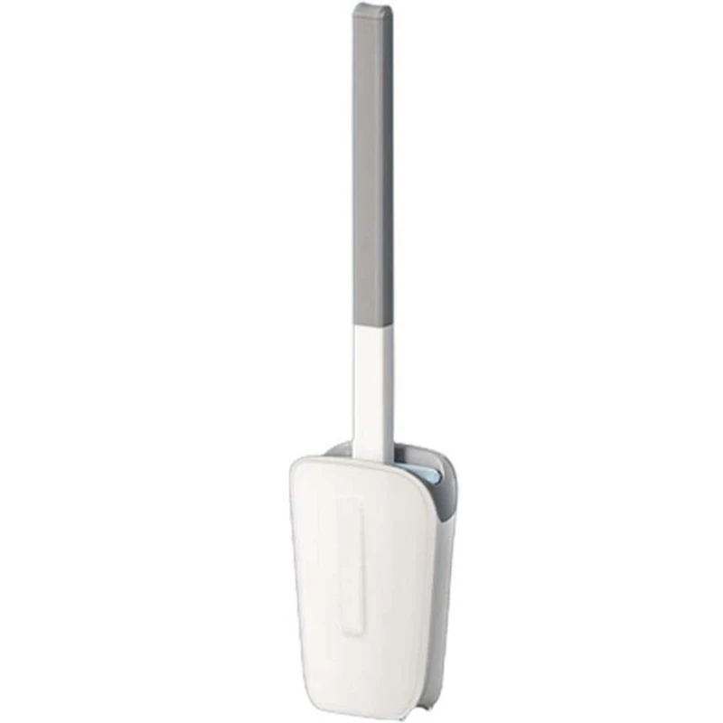 

Щетка для унитаза без мертвых углов, силиконовая щетка для унитаза, инструмент для очистки кактуса, силиконовая Гибкая щетка для унитаза с держателем