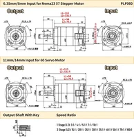 NEMA23 Planetary Gearbox Reducer for Servo Motor - Image 2