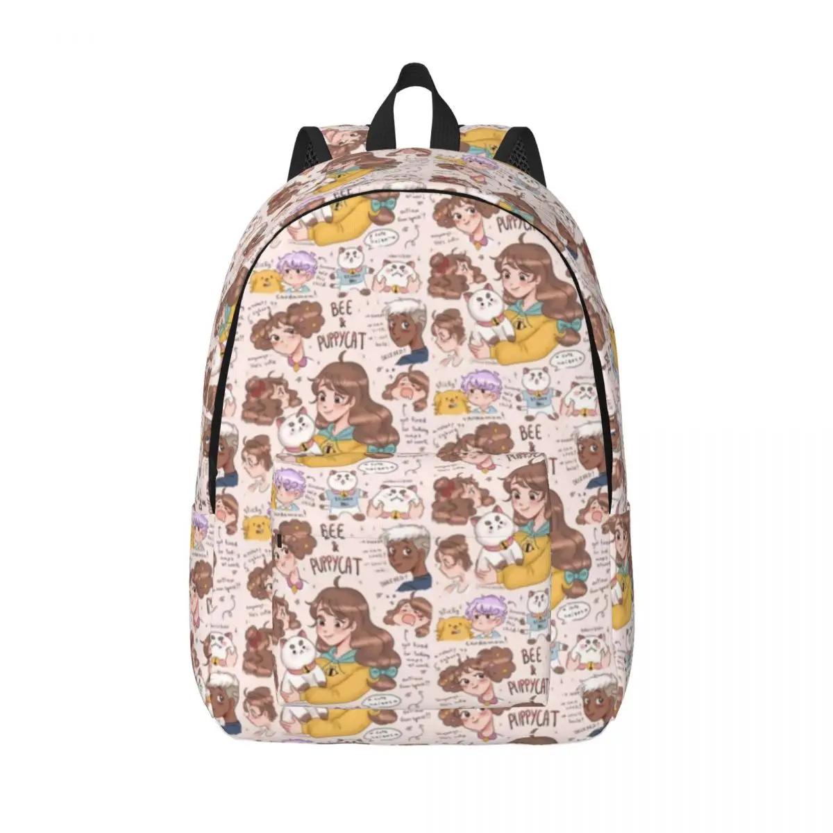 

Милый мультяшный рюкзак Bee And Puppycat, школьный портфель для учеников средней и старшей школы, холщовый рюкзак для мужчин и женщин, уличный рюкзак