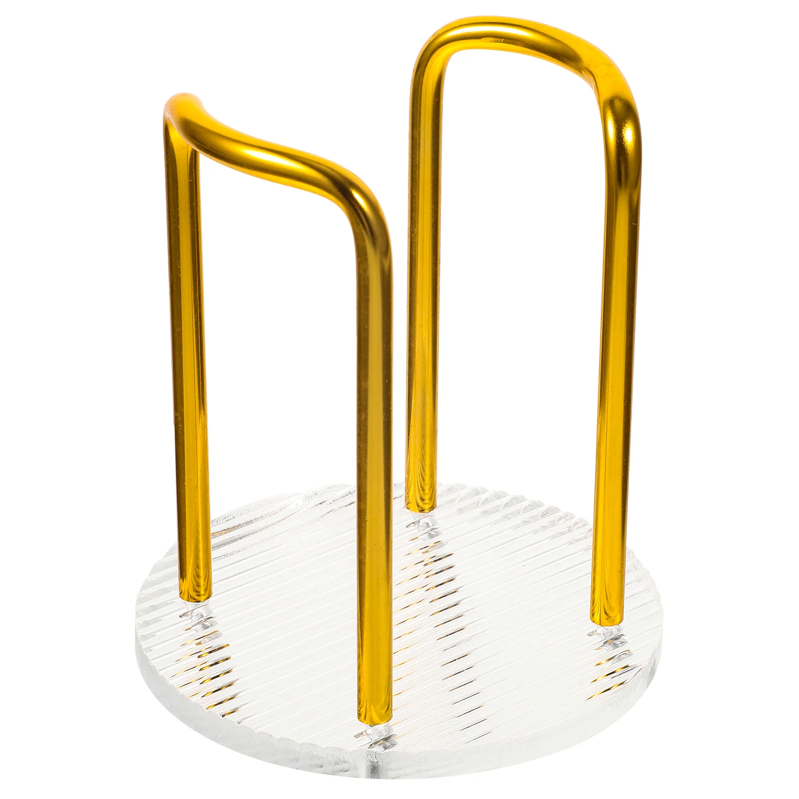 

Acrylic With Alloy Cup Holder Coffee Station Paper Cup Rack For Plastic Cups Storage Milk Tea Organizer Office Disposable Cup