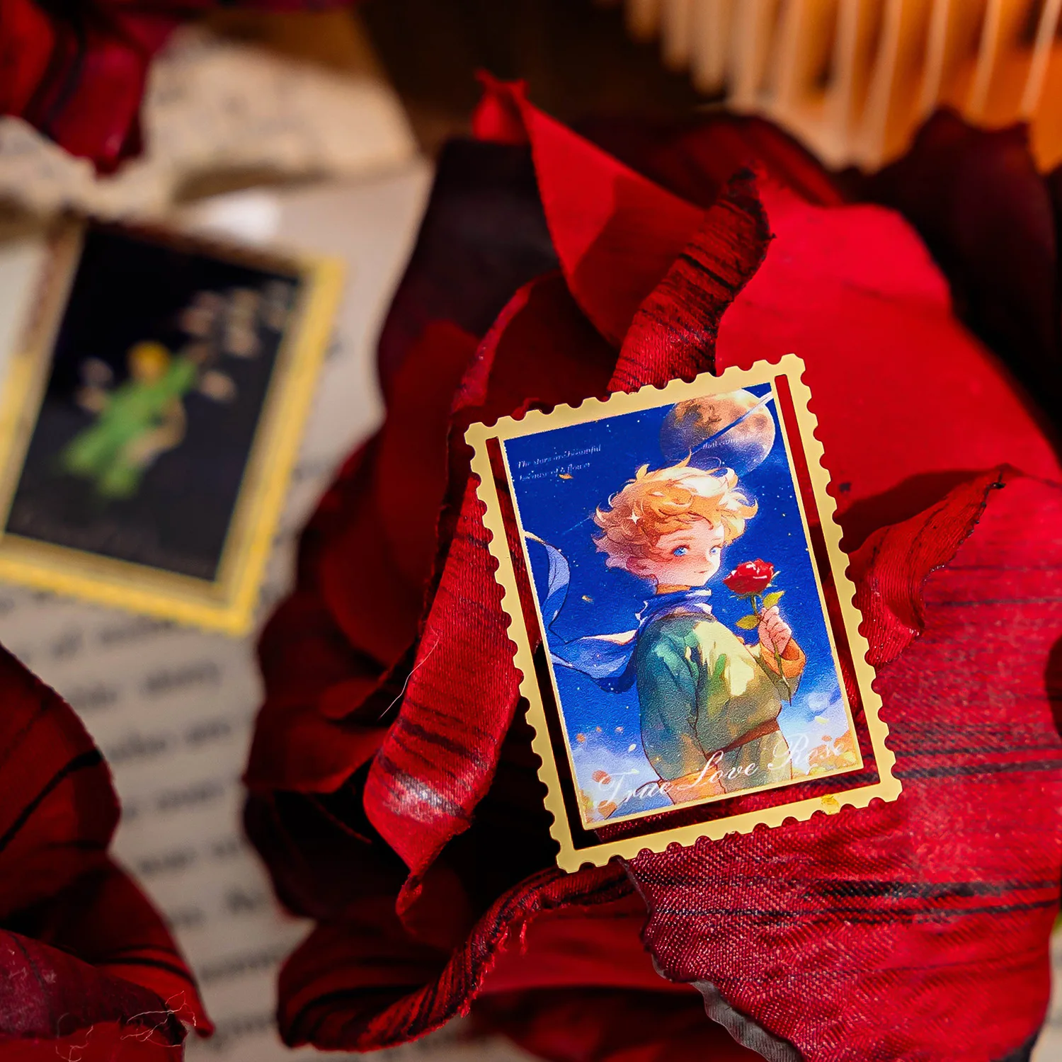 Metal Bookmarks Golden Hollow The Little Prince Theme Book Mark For Book Lovers Writers Readers Children metal bookmark,bookmarks stationery supplies