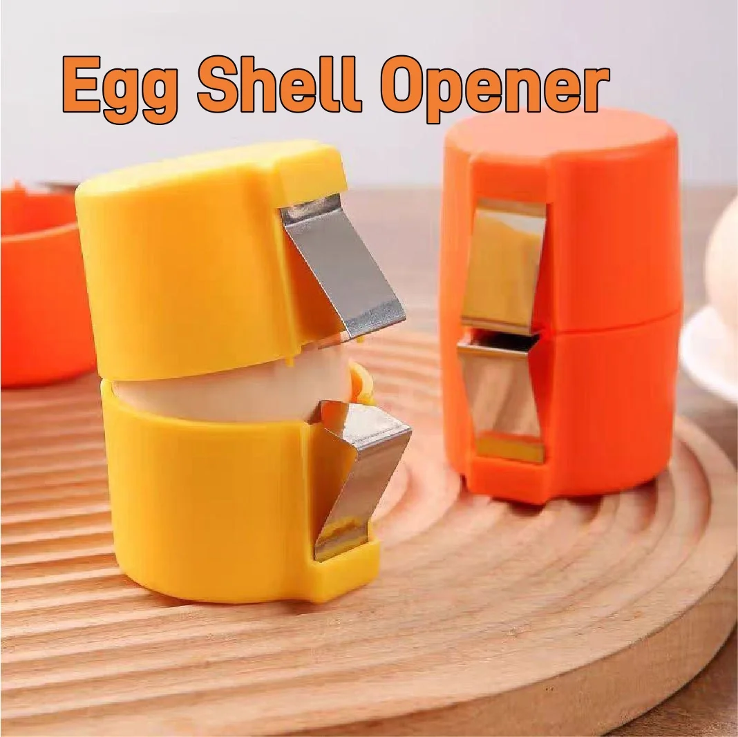 Egg Shell Opener Portable Egg Opener Kitchen Handheld Shell Crusher Household Press Separator Cutting Tool