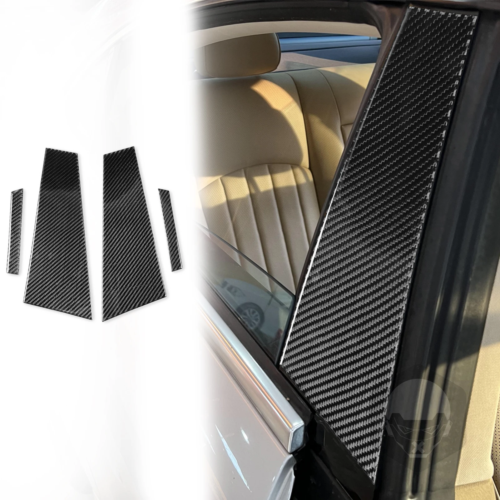 

Для Mercedes-Benz CLS C219 2004 2005 2006 2007 2008 2009 B-pillar декоративная крышка отделка стикер наклейка автомобильные внешние аксессуары