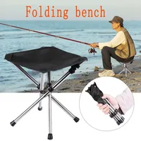 Outdoor Small Folding Triangular Stool Fishing Chairs Camping Multifunction Benches Foldable Stools Household Daily Park chairs 2