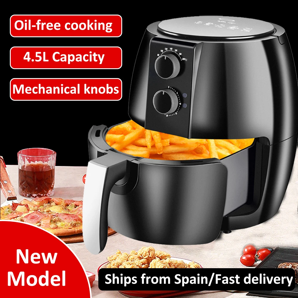 Air Fryer 4.5l, No Oily Smoke Healthy Frying Cooking, Mechanical