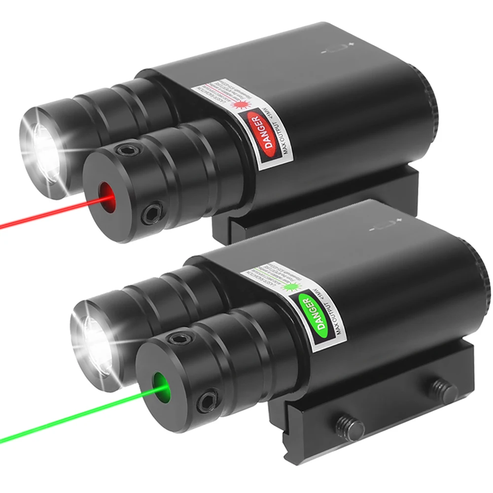 2-in-1 Rechargeable Green/ Blue Laser Sight For Pistol 17 19