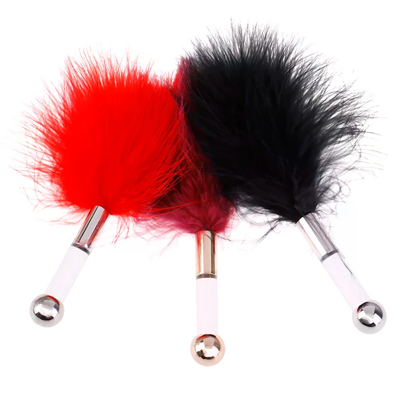 Beautiful taste flirting feathers colorful fancy Gift Tickler Flirt Toy Couple