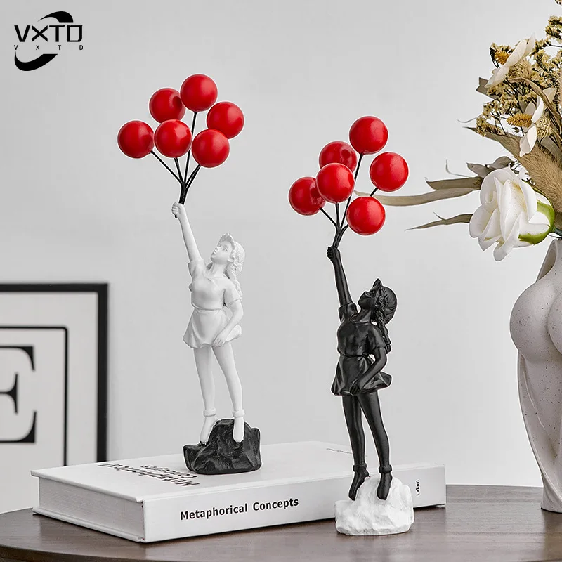 彫刻/オブジェ FLYING BALLOONS GIRL GESSO ver BANKSY Discover the Enchanting Flying Balloon Girl Banksy Sculpture