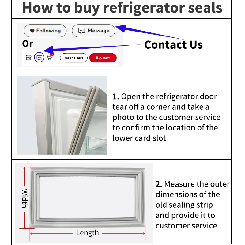 Customize Exclusive fridge and freezer door seal strip 4m