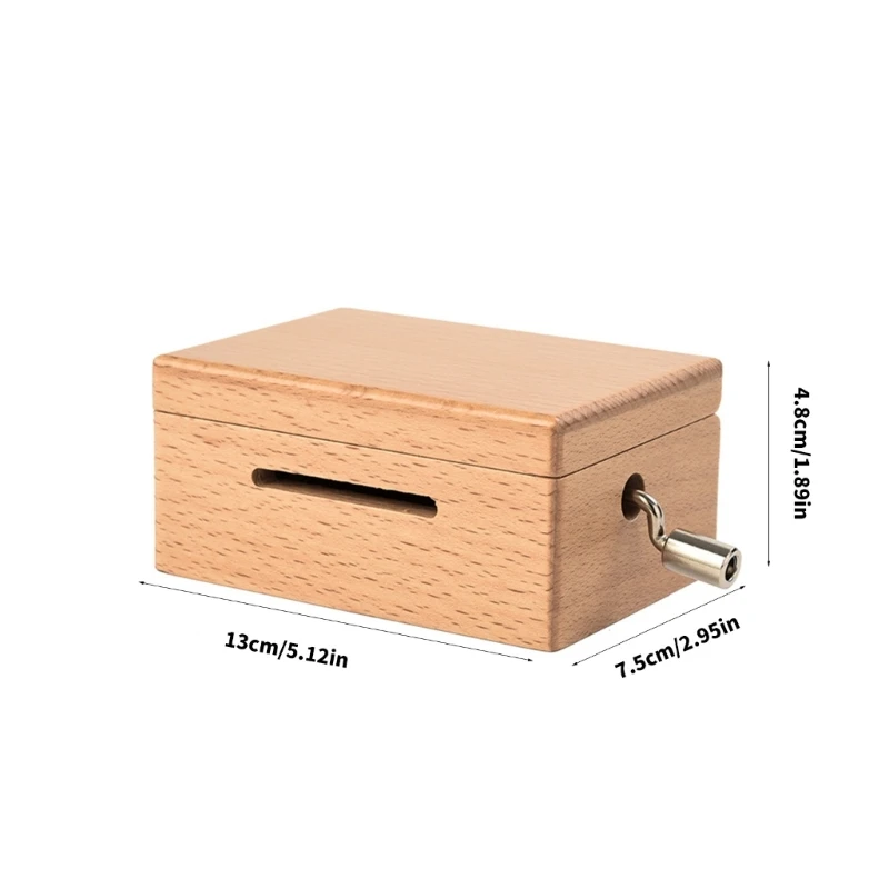 DIY 15 Note Music Box Hand Crank Designs Blank Paper Tape Strips Personalizing Tune Creative Gift