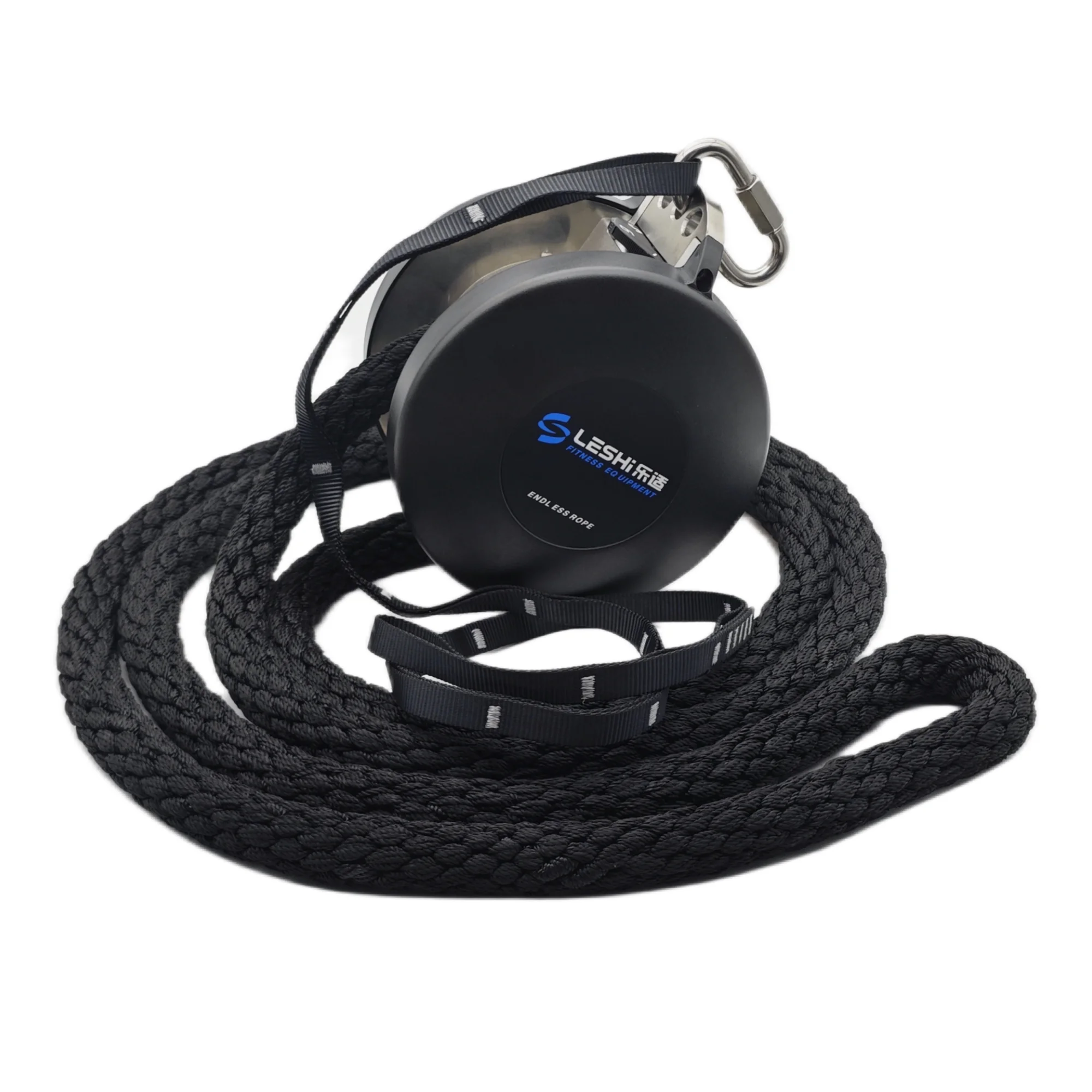 Adjustable Resistance Rope Climber Pulley Workout Trainer For Fat Burning Core Strength