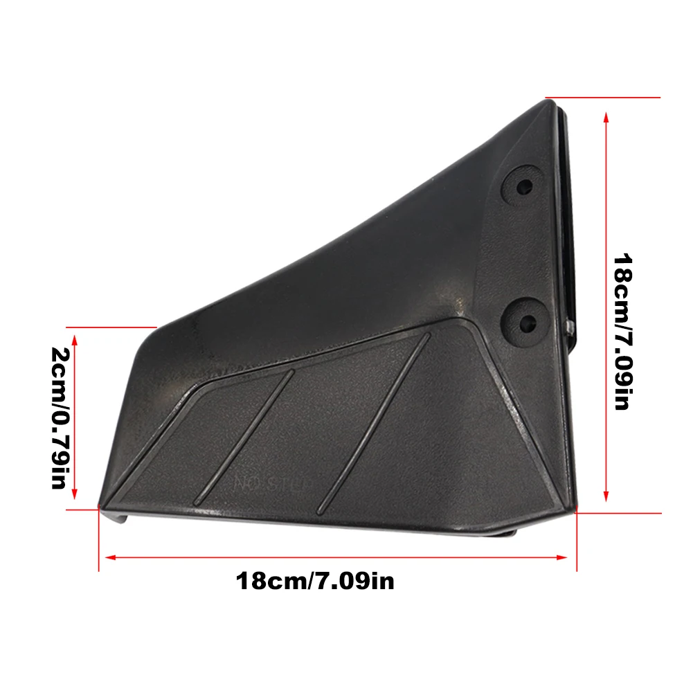 Hydrofoil Stabilizer with Bolt Nut Dual Fin Outboards ABS Plastic Wings Marine Hydrofoil Stabilizer for 4-50 HP Yacht Wave Board