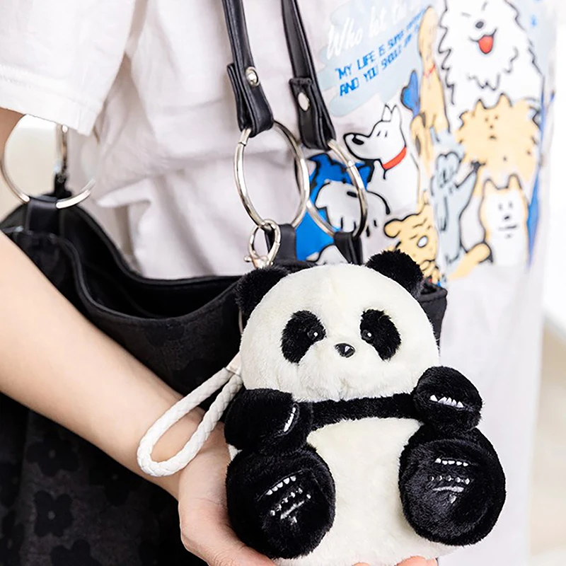 

Panda Plush Keychain Toy Cute Stuffed Animals Panda Plushies Mini Doll Cartoon Anime Soft Kids Toys Pendant Gifts Bag Pendant