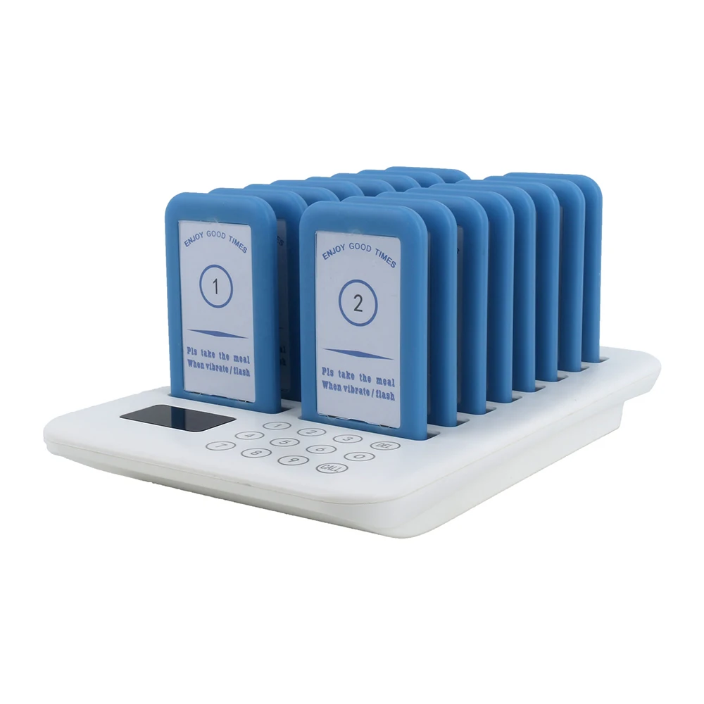 

433mhz Wireless Paging System Call Customer for Fast food Restaurant Cafe Queue Pager Device Vibrators KL-QC06