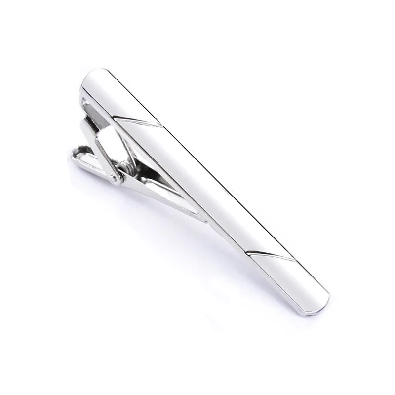 Elegant Metal Copper Tie Clip for Men - Colorful Necktie Bar Clasp
