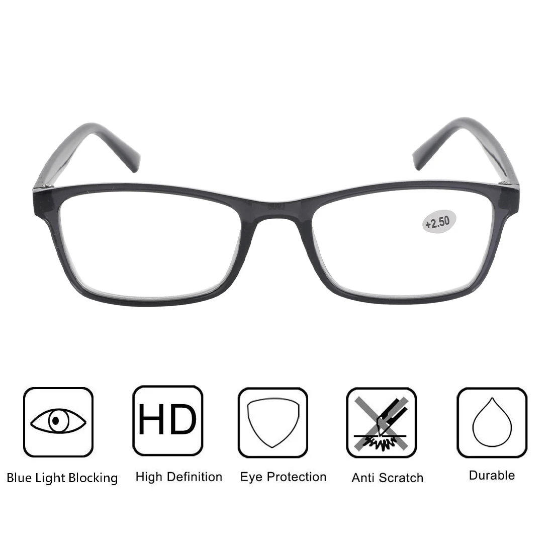 Móda čtení brýle proti modré lehký ženy muži počítač presbyopie dalekozrakost čtení eyeglasses+1.0+1.5+2.0+2.5+3.0+3.5+4.0