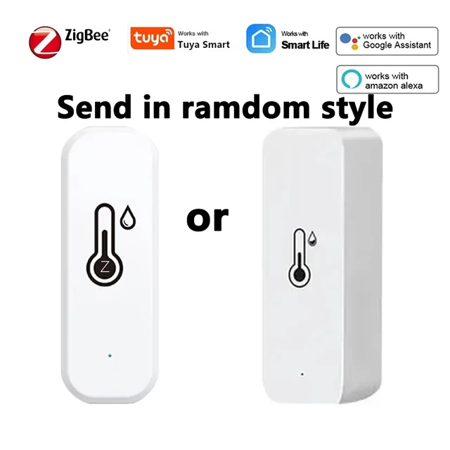 Tuya Zigbee Smart Temperature Humidity Sensor with App Control Remote Alarm Compatible with Alexa Google Home Automation Monitor 6