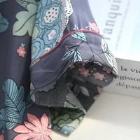 summer new women's pajamas thin section short-sleeved shorts large floral print pajamas home service ladies pajamas for women - Image 5