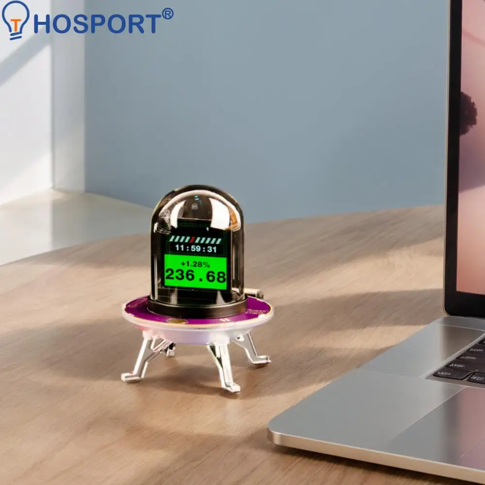 Futuristic Gadgets Bitcoin Price Tracker. Nixie Tube Alarm Clock With  Colorful RGB Lights And WIFI Weather Station. DIY Album And GIF Animations  Nixie Tube Clock