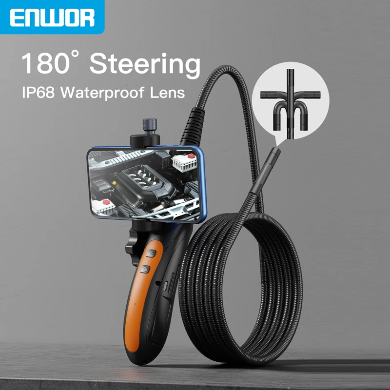 Endoscope Camera 180 Degree Steering Waterproof Endoscope Camera