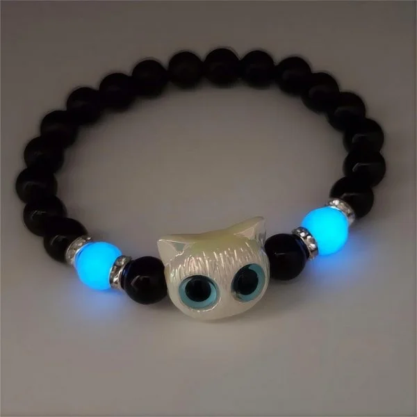 97859-5b352a.png Bracelet chat mignon fait à la main pour Couples, 2 pièces, corde à main Unique et élégante pour femmes et hommes, tissé en perles, bijoux de poignet, cadeaux