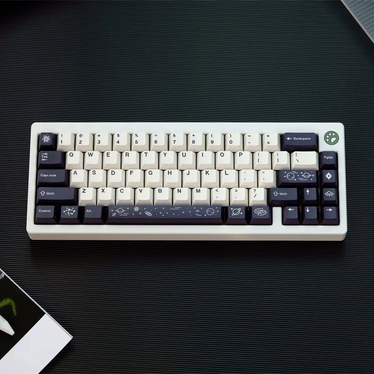 Gmk Galaxy Branco Keycaps Perfil Cereja Pbt Sublimação de Corante Keycap Interruptor mx 61 64 68 75 87 104 911 Chaves - Imagem 3